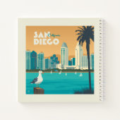 San Diego, Californië Notitieboek (Achterkant)