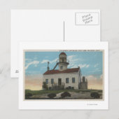 San Diego, Californië - oude Spaanse vuurtoren Briefkaart (Voorkant / Achterkant)