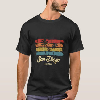 San Diego Californië Palmbomen Ca T-shirt