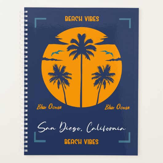 San Diego, Californië Planner (Voorkant)