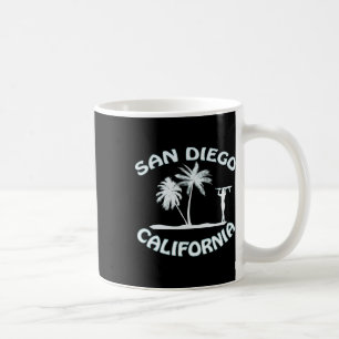 San Diego Californië Retro Surfen Strand Surf Meis Koffiemok