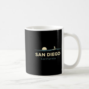 San Diego Californië Retro Surfplanken Surfen Zome Koffiemok