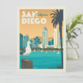 San Diego, Californië | Save the date (Staand voorkant)