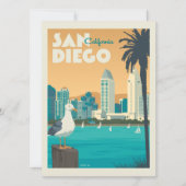 San Diego, Californië | Save the date (Voorkant)