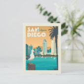 San Diego, Californië | Save the date Uitnodiging Briefkaart (Staand voorkant)