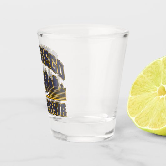 San Diego, Californië Shot Glas (Rechts)