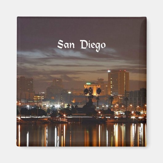 San Diego, Californië skyline Magneet (Voorkant)
