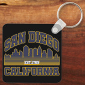 San Diego, Californië Sleutelhanger (Achterkant)