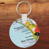 San Diego, Californië Sleutelhanger (Voorkant)