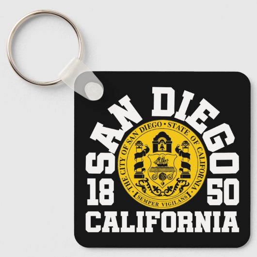 San Diego, Californië Sleutelhanger (Voorkant)