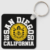 San Diego, Californië Sleutelhanger (Achterkant)