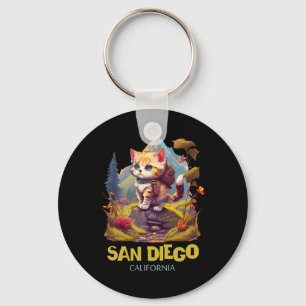 San Diego Californië Souvenir Wandelen 1  Sleutelhanger