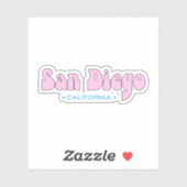 San Diego Californië Sticker (Vel)