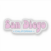 San Diego Californië Sticker (Voorkant)