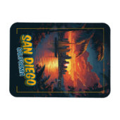 San Diego, Californië - stijl Magneet (Horizontaal)