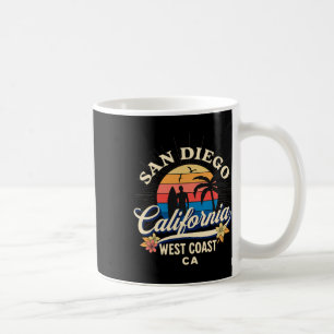San Diego Californië Strand Surfen Zomer Vakantie Koffiemok