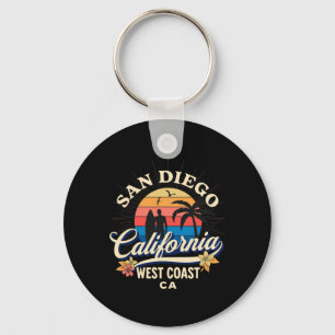 San Diego Californië Strand Surfen Zomer Vakantie  Sleutelhanger