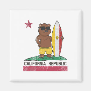 San Diego Californië Surfer Beer Surfen Mannen Vro Magneet