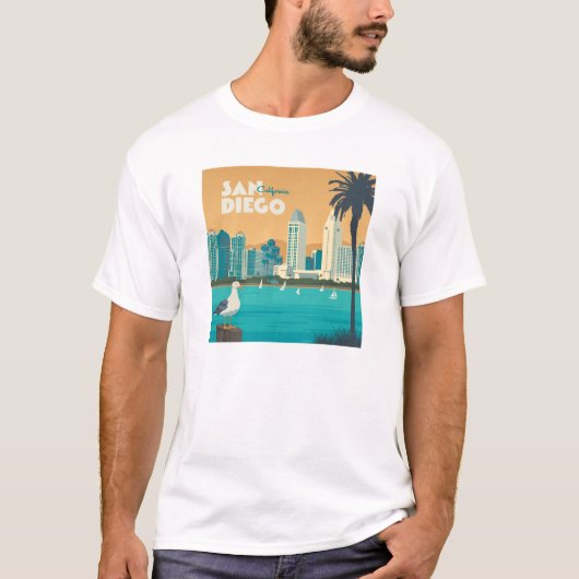 San Diego, Californië T-shirt (Voorkant)