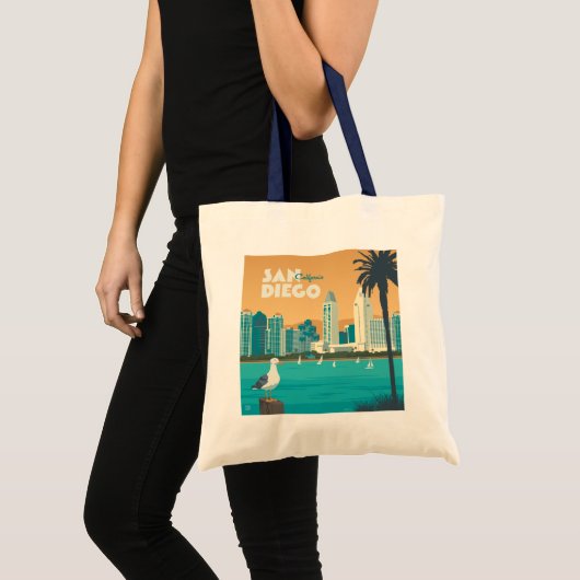 San Diego, Californië Tote Bag (Voorkant (product))