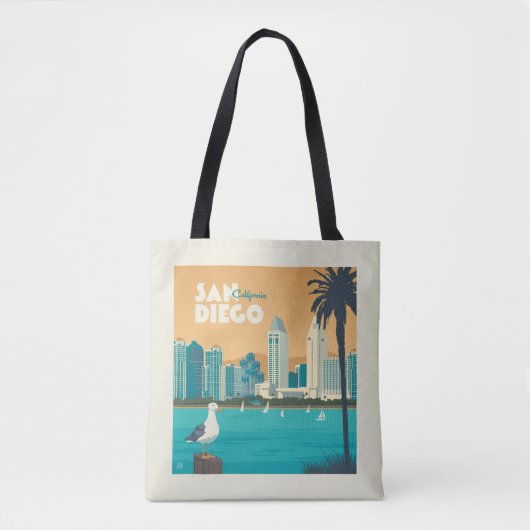 San Diego, Californië Tote Bag (Voorkant)
