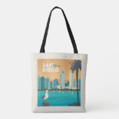 San Diego, Californië Tote Bag (Achterkant)