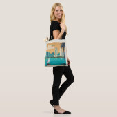 San Diego, Californië Tote Bag (Op model)