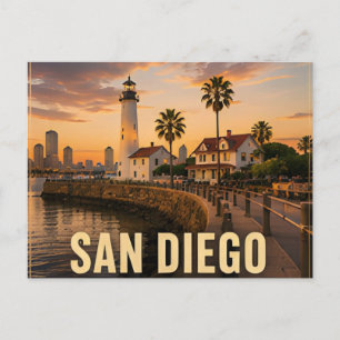 San Diego Californië USA Kustwijken 🌊 Briefkaart
