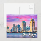 San Diego, Californië, Verenigde Staten Briefkaart (Voorkant / Achterkant)