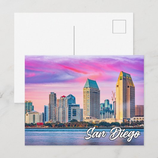 San Diego, Californië, Verenigde Staten Briefkaart (Voorkant / Achterkant)