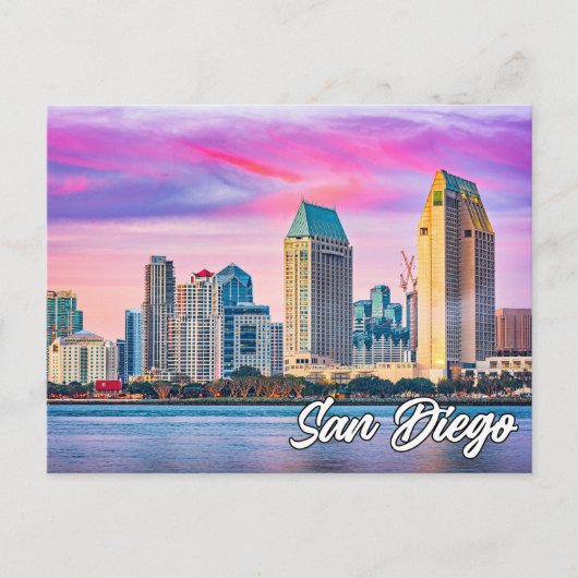 San Diego, Californië, Verenigde Staten Briefkaart (Voorkant)
