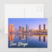 San Diego, Californië, Verenigde Staten Briefkaart (Voorkant / Achterkant)