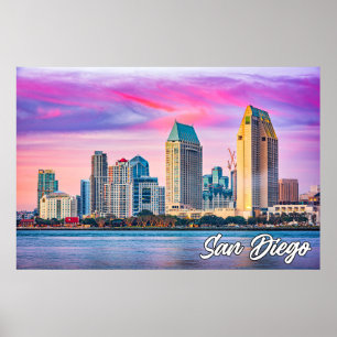 San Diego, Californië, Verenigde Staten Poster