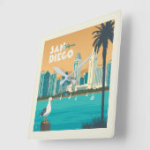 San Diego, Californië Vierkante Klok (Hoek)