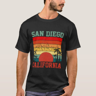 San Diego Californië Vintage Souvenir Gifts Mannen T-shirt