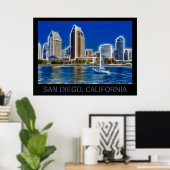 San Diego, Californië (VS) Poster (Thuiskantoor)