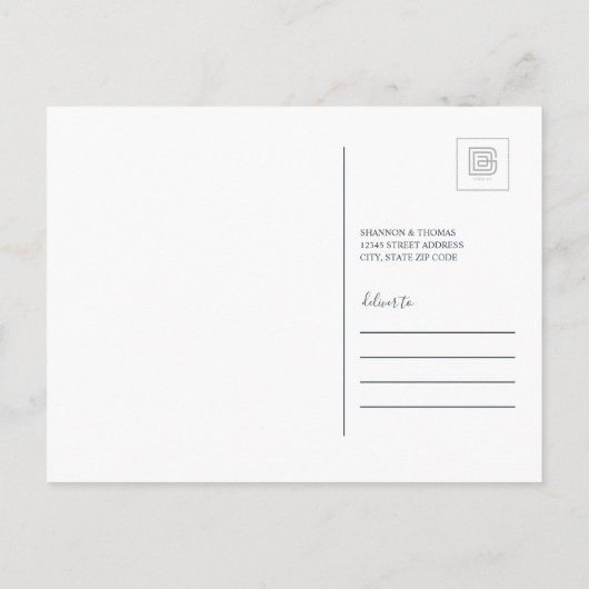 San Diego, Californië | We zijn verhuisd! Uitnodiging Briefkaart (Achterkant)