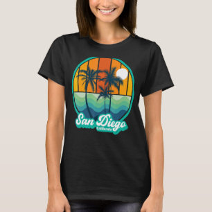  San Diego Californië Zomervakantie Strand T-shirt