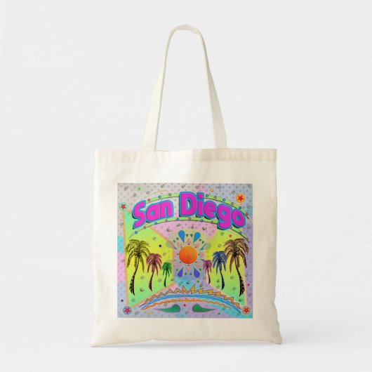 San Diego Calm Desire Schoudertas Tote Bag (Voorkant)