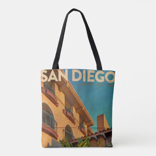 San Diego Canvas tas (Achterkant)