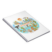 San Diego Cartoon Notitieboek (Rechterzijde)