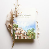 San Diego Casa del Prado CA Save the Date Kaart