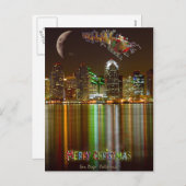 San Diego Christmas briefkaart (Voorkant / Achterkant)