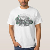 San Diego City California Verenigde Staten T-shirt (Voorkant)