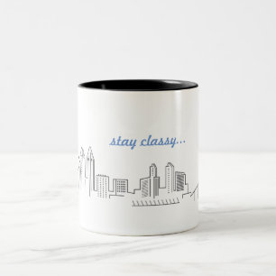 San Diego City Skyline Blijf Classy Coffee Mok