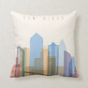 San Diego City Skyline Kussen