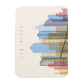 San Diego City Skyline Magneet (Verticaal)