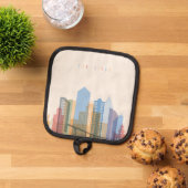 San Diego City Skyline Pannenlap (Top down)