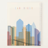 San Diego City Skyline Planner (Achterkant)