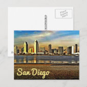 San Diego City Uitzicht 1 Briefkaart (Voorkant / Achterkant)